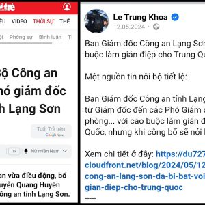 Lang Son police leadership replaced one after another due to spying for China